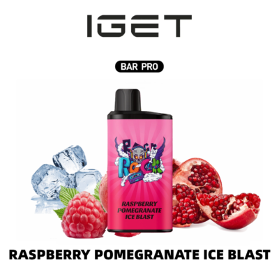 IGET BAR PRO 10K – Raspberry Pomegranate Ice Blast