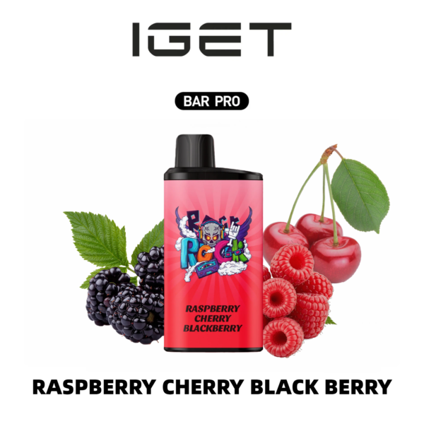 IGET BAR PRO 10K – Raspberry Cherry Blackberry