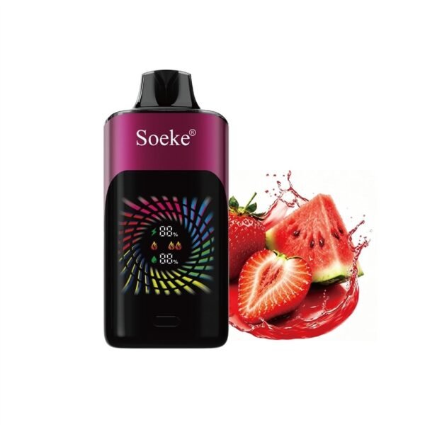 27.-Strawberry-Watermelon-草莓西瓜.jpg Soeke S9 28000 Puffs-Strawberry Watermelon