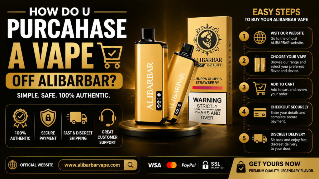 how do u purcahade a vape off alibarbar