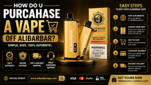 how do u purcahade a vape off alibarbar