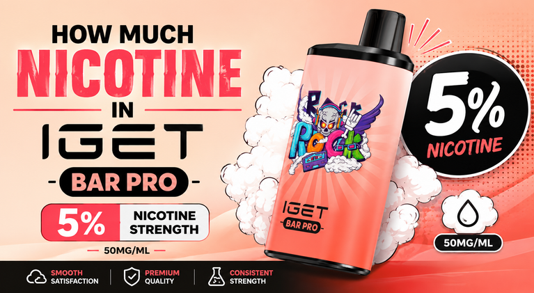 IGET Bar Pro Nicotine: Complete Analysis of 5% Nicotine Strength, Safety & Usage Guide