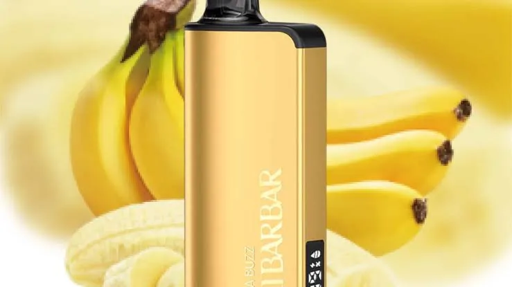 banana buzz alibarbar flavor profile showing natural banana 75 percent honey 25 percent with zero artificial additives