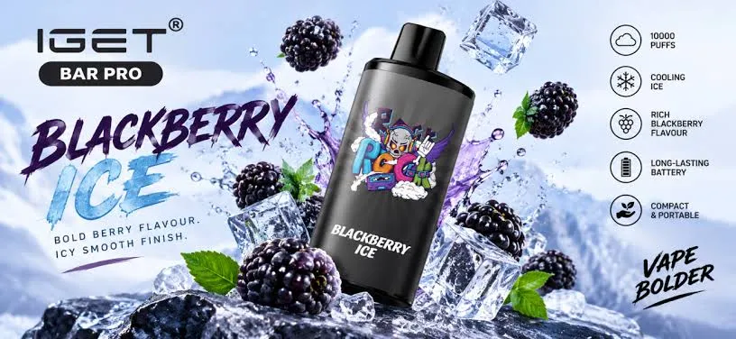 Anna testing IGET Bar Pro Blackberry Ice with professional puff counter and voltage monitoring equipment in Melbourne laboratory