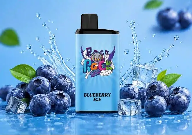 IGET Bar Pro Blueberry Ice flavor progression chart across 10000 puffs