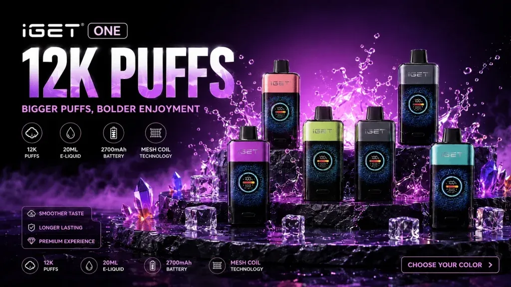 iget one blue monster value analysis showing cost per puff compared to budget and premium options