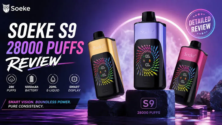 Soeke S9 28000 Performance soeke vape s9 28000 performance analysis showing 18 day extended testing with premium flavor and battery longevity