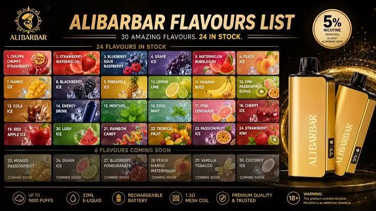 strawnana alibarbar flavor profile chart showing natural strawberry dominant 60 percent with banana cream 40 percent balance ratio